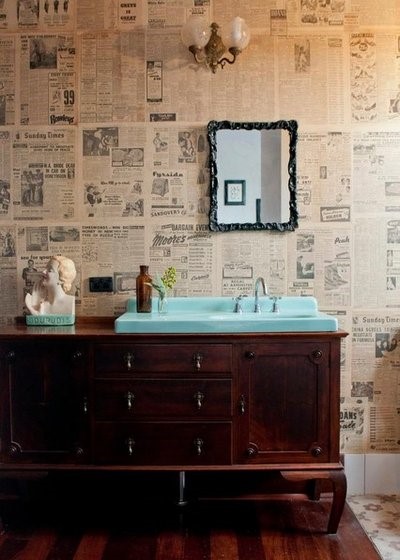 Eclectic Bathroom by Etica Studio